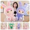 Children Rabbit Doll Comfort Pillow Bunny Plush Toy Girl Gift Decoration Home
