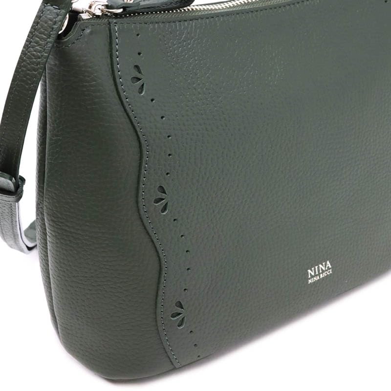 Сумка через плечо Nina 2WAY Ondure Bag Темно-зеленый [Nina Rich] 30-0400 Женская