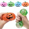 Игрушка-сквиши в виде тыквы на Хэллоуин, снимающая тревогу и стресс, сенсорная игрушка-щипок в виде тыквы