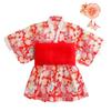 Yukata Yukata Yukata Perfect for Summer Hinamatsuri Fireworks and Hair Accessory Set [monoii] Dress, Children's Girls' Set, 3-Piece Set, Baby/Kids'