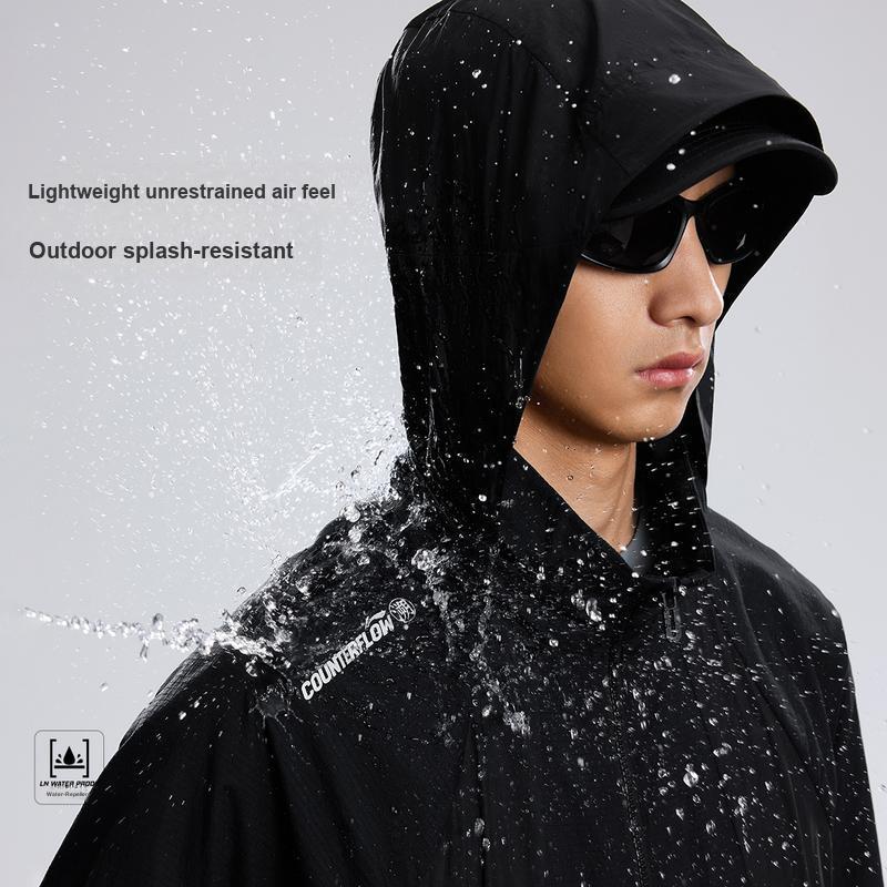 Li Ning Уличная CF Легкая Водонепроницаемая Дышащая Светоотражающая Ветровка Куртка Унисекс куртки Черный AFDW217-3