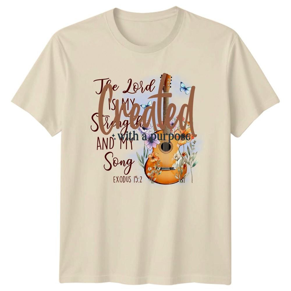 Created With A Purpose TShirt Inspirational Motivational Birthday Gift