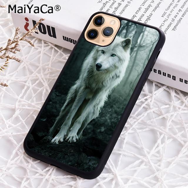 GROWLING MOUNTAIN WOLF Phone Case For iPhone 17 Air 16 pro max 15 14 plus 12 13 Shell Cover coque