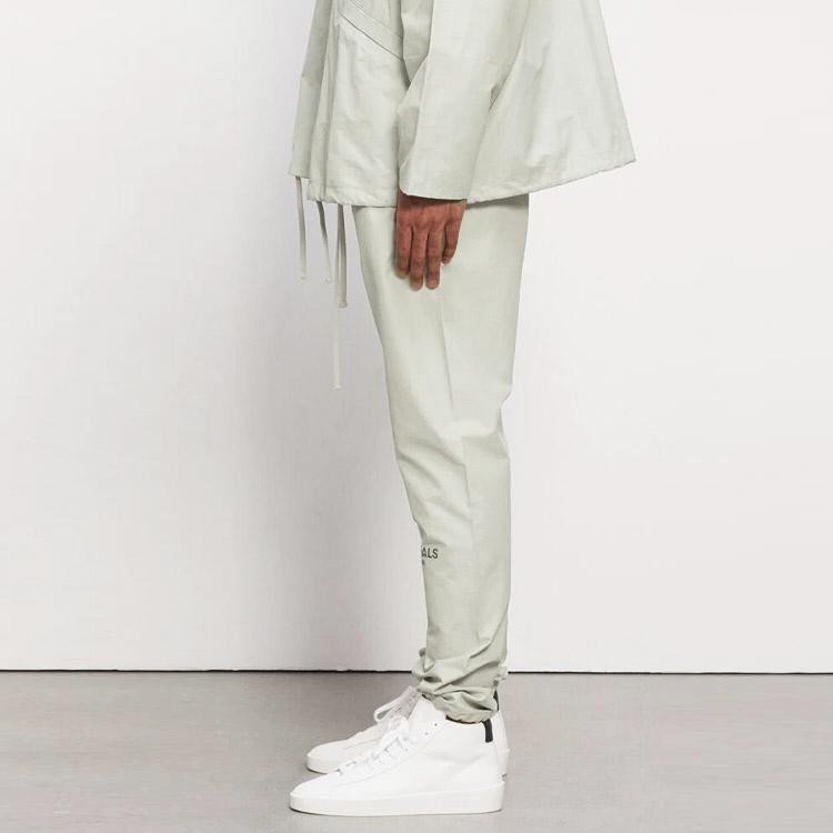 Fear of God Essentials Осенне-зимний трикотажный спортивный костюм унисекс, штаны, шалфейно-зеленый 0130250500119012