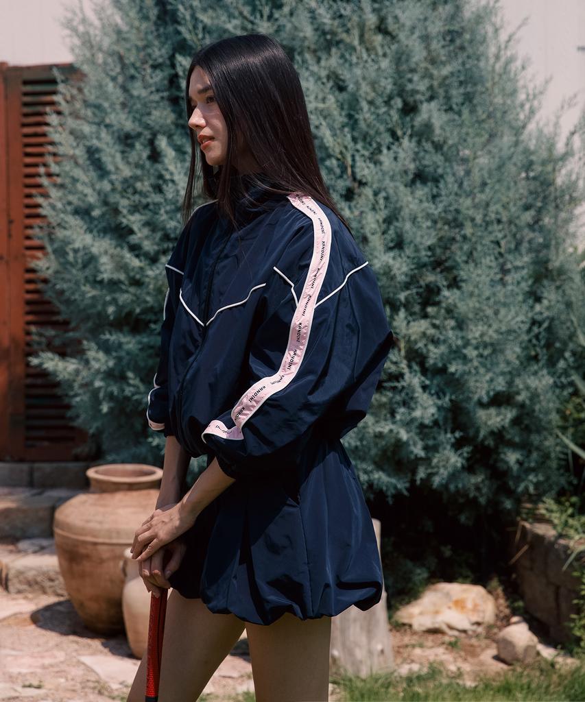 KANDINI Navy V-Windbreaker Jumper