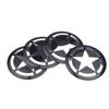 4pcs 56mm Car Styling Wheel Center Hub Caps Cover Rim Sticker Badge For Jeep jk Compass Grand Patriot Liberty Renegade Wrangler PSLVW1