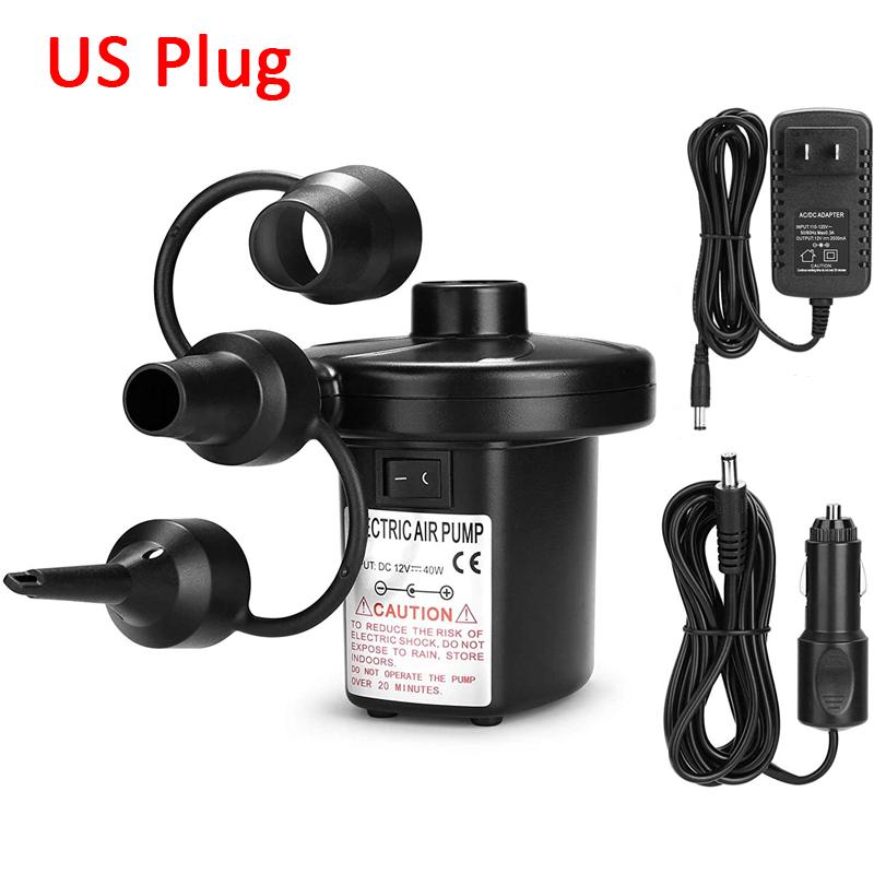 Надувной насос, электрический надувной насос для кемпинга, автомобильный воздушный компрессор, портативный воздушный насос для быстрого наполнения для автомобиля, домашнего использования