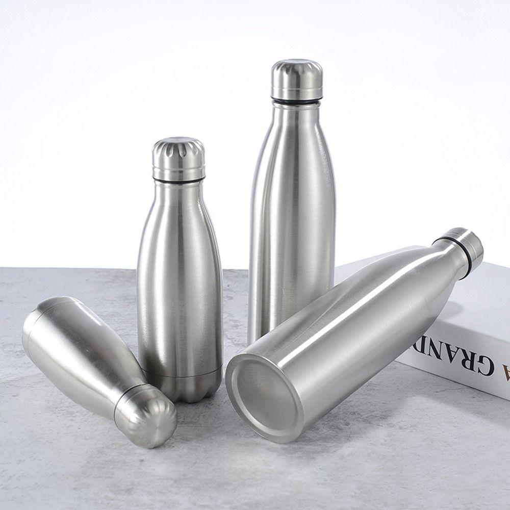 Portable Stainless Steel Monolayer Leak-proof Kettle Drinking Cola Drink Cup Sports Water Bottle