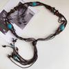 Versatile Woven Belt Ethnic Style Dress Chain Waist Dress Accessories Braided Waist Belt  Women