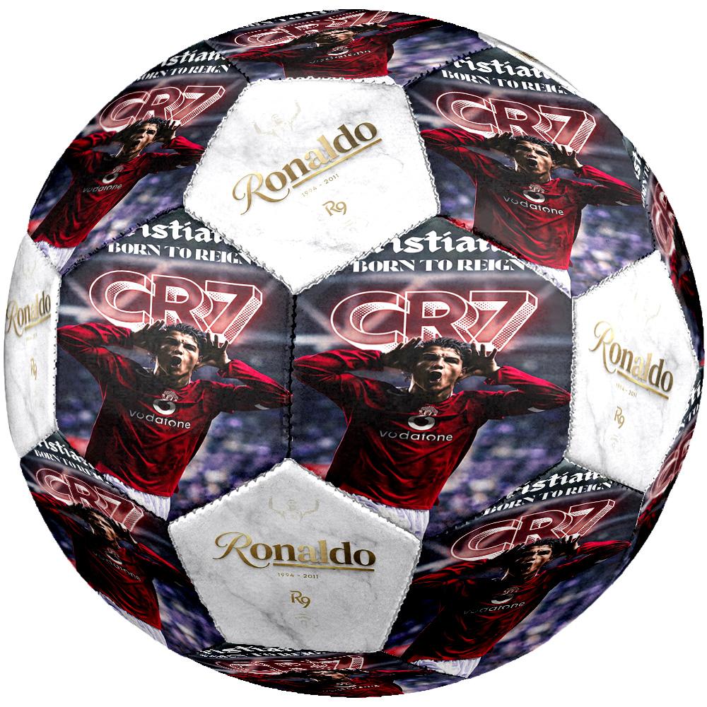 Ronaldo's Real Madrid Ronaldo Size 5 Soccer Football Machine Sewn Indoor/Outdoor Universal Football for Football Accessories Perfect Gift for Friends 