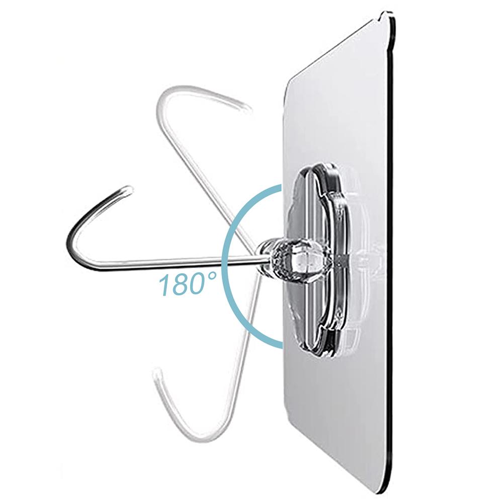 Самоклеящиеся крючки, сверхпрочные дверные и настенные клейкие крючки для кухни, ванной комнаты, офиса, шкафа, подвесные украшения для ключей из ткани для полотенец