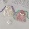 Sozakka Cute Lace Drawstring Pouch Women's Cosmetics Earphones Key Sundries Organizer Fashion Clutch Bag Coin Purse Cloth Bag