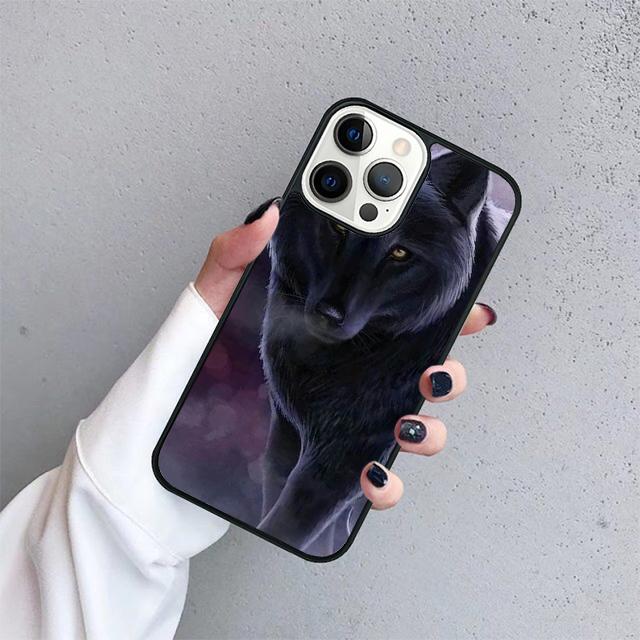 Чехол-накладка Animal Wolf Roar для iPhone 17 Air 15 16 14 13 12 Pro Max 11 Pro Max Plus Coque Shell