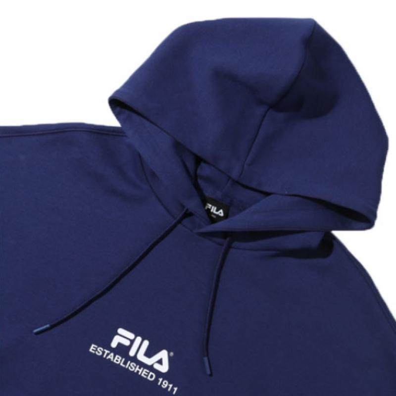 Fila Men S looSe Fit A Off Solid Hoodie fS2pod3211x nAy