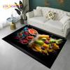 HD Милый Фруктовый 3D Мультяшный Ковер Коврик для Дома Гостиная Спальня Диван Кухня Придверный Коврик Декор, Детский Ковер Нескользящий Напольный Коврик