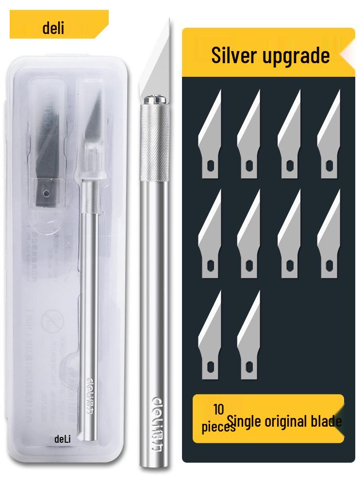 Набор ножей для рукоделия и гравировки Deli Handmade для работы с бумагой, резиновыми штампами и резьбой по дереву.