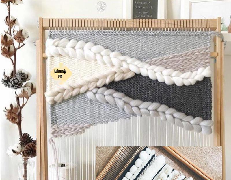 Ткацкий станок DIY Набор для плетения для детей и взрослых - Деревянное ремесло ручной работы для студентов