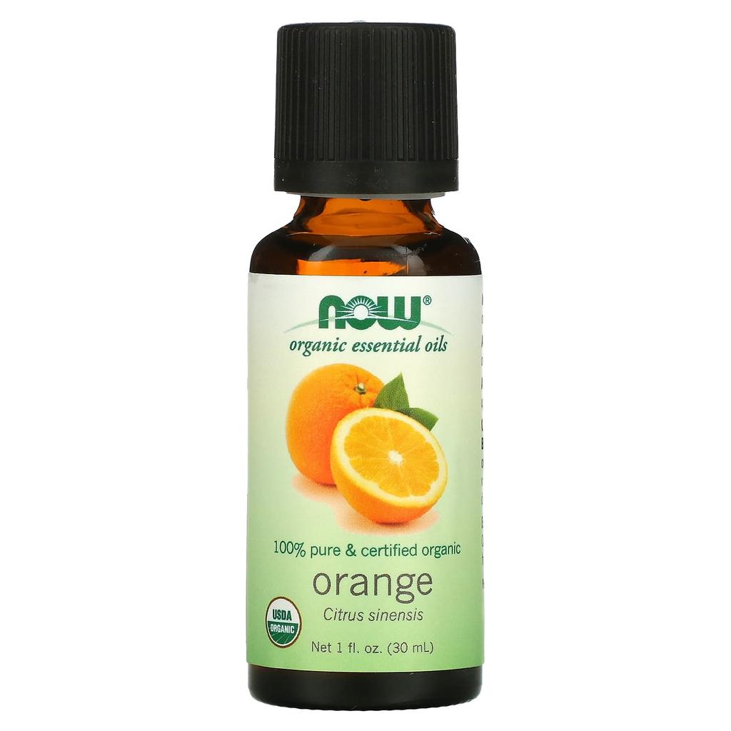 Now Foods Organic Essential Oils, Orange, 1 Fl Oz (30 Ml)