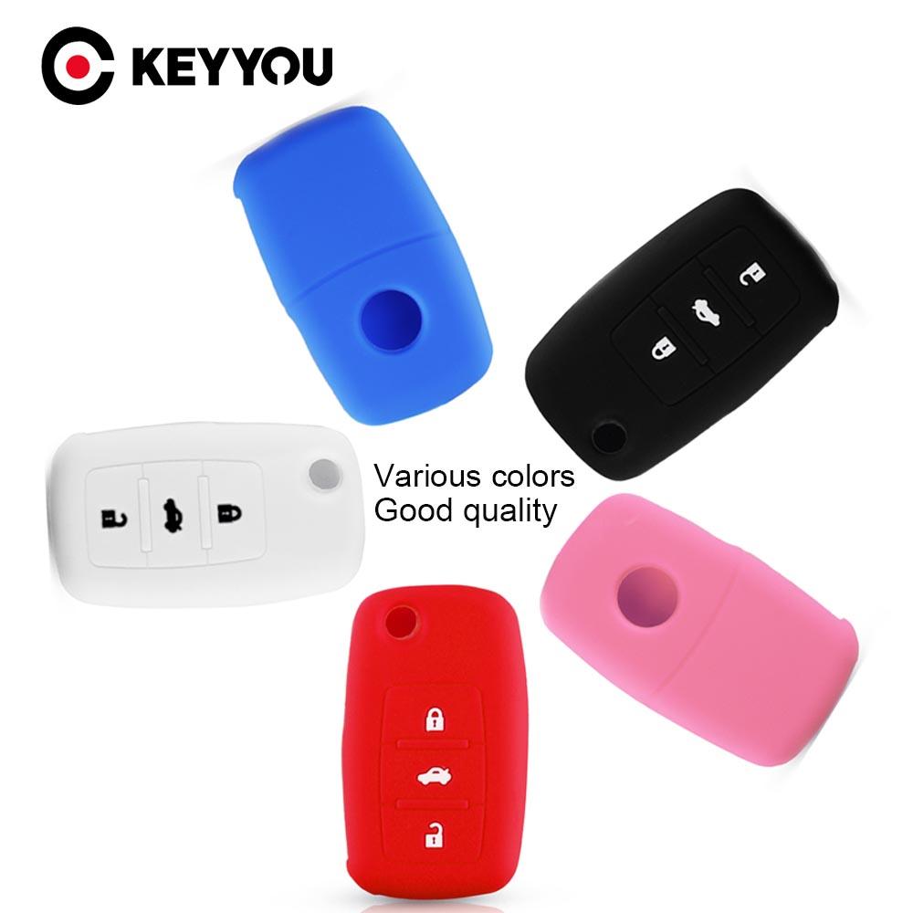 KEYYOU Горячая Силиконовая Чехол-Крышка Оболочка Брелок для Автомобильного Ключа Для VW Golf Bora Jetta POLO GOLF Passat Skoda Octavia A5 Fabia SEAT Ibiza Leon