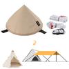 Tent Triangle Waterproof Cap Tarp Tent Connecting Cap Portable Outdoor Tent Hat Canopy Connecting Cap for Camping Hiking
