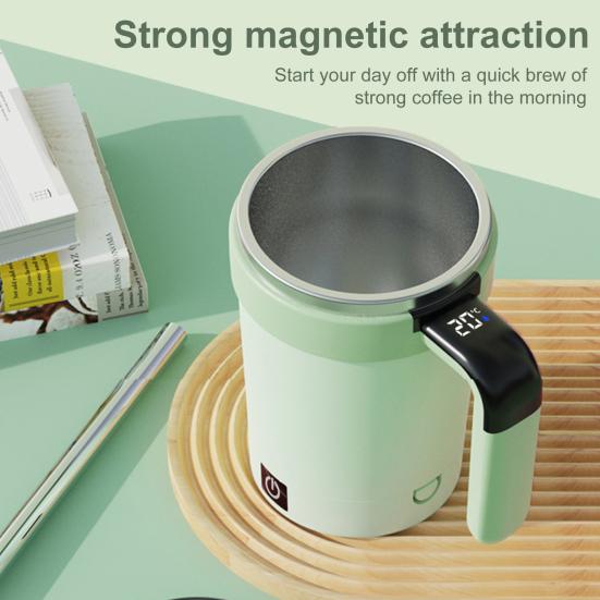 Автоматическая чашка для перемешивания 380 мл Электрический магнитный миксер кружка для кофе из нержавеющей стали