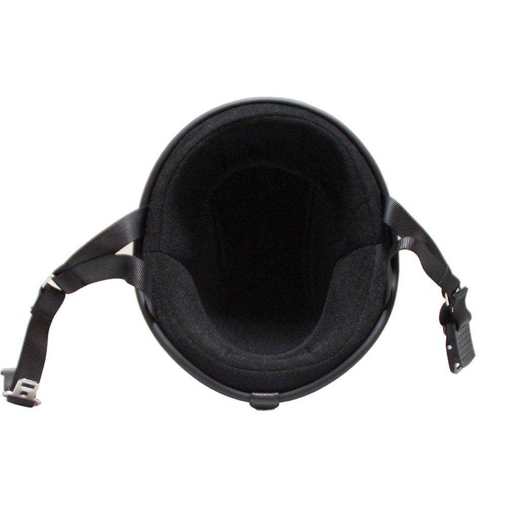 Ducktail Motorcycle SG Mark One Size Fits Most B&B BB-700 Helmet, Certified, Ivory,