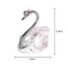 Swan Crystal Swan Ornament Crystal Swan Ornament Beautiful Glass Ornaments  Home