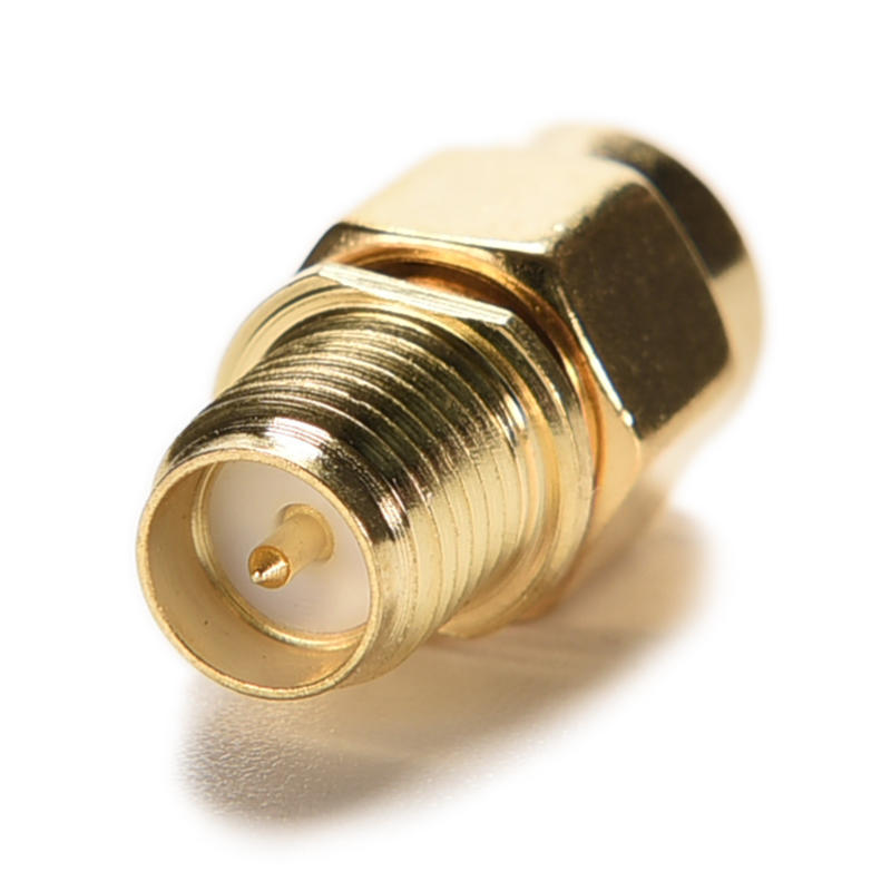 Sma Male Plug To Rp-Sma Female Both Male Center Straight Rf Connector Adapter