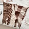 Winter Scarf Atmosphere New Fashion Sweet Couple Scarf Plaid Shawl Rhombus Scarf Waist