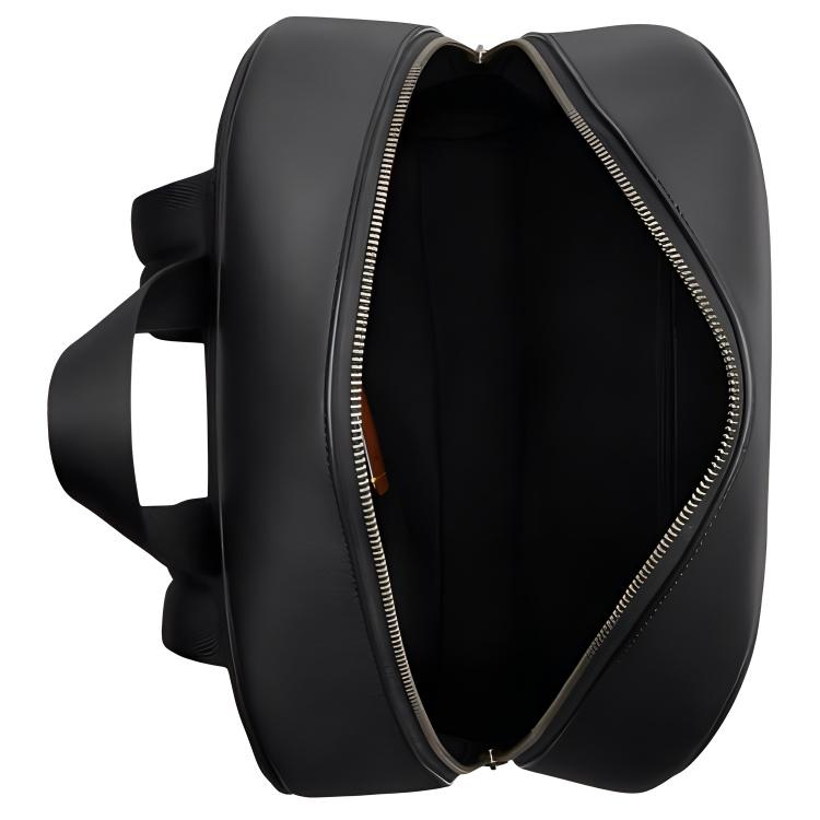 Coach Classic Logo Leather Backpack Large Men backpack Black CAJ90-QBMI5