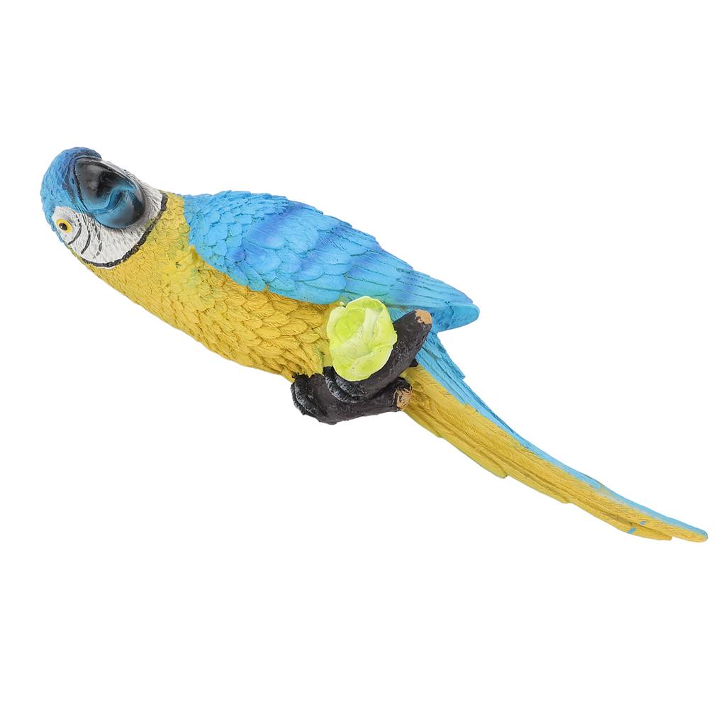 Попугай настенный декор смоляная реалистичная подвесная статуя попугая скульптура птицы для наружного сада патио двора