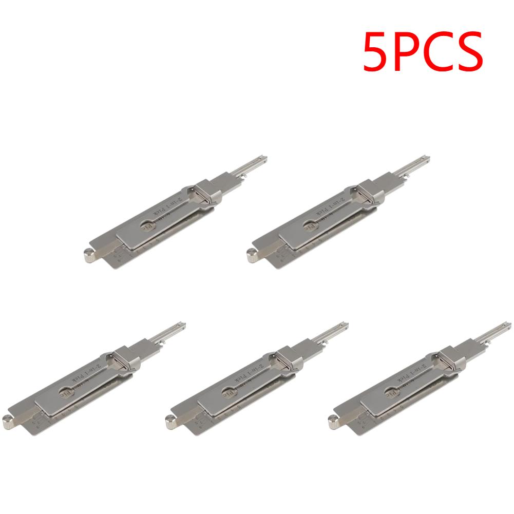 1-5 шт. SS001 Декодер ключей Нержавеющая сталь Ключ от замка Прецизионный крючок Набор отмычек Инструмент для обслуживания и ремонта Вскрытие Инженерный Многофункциональный