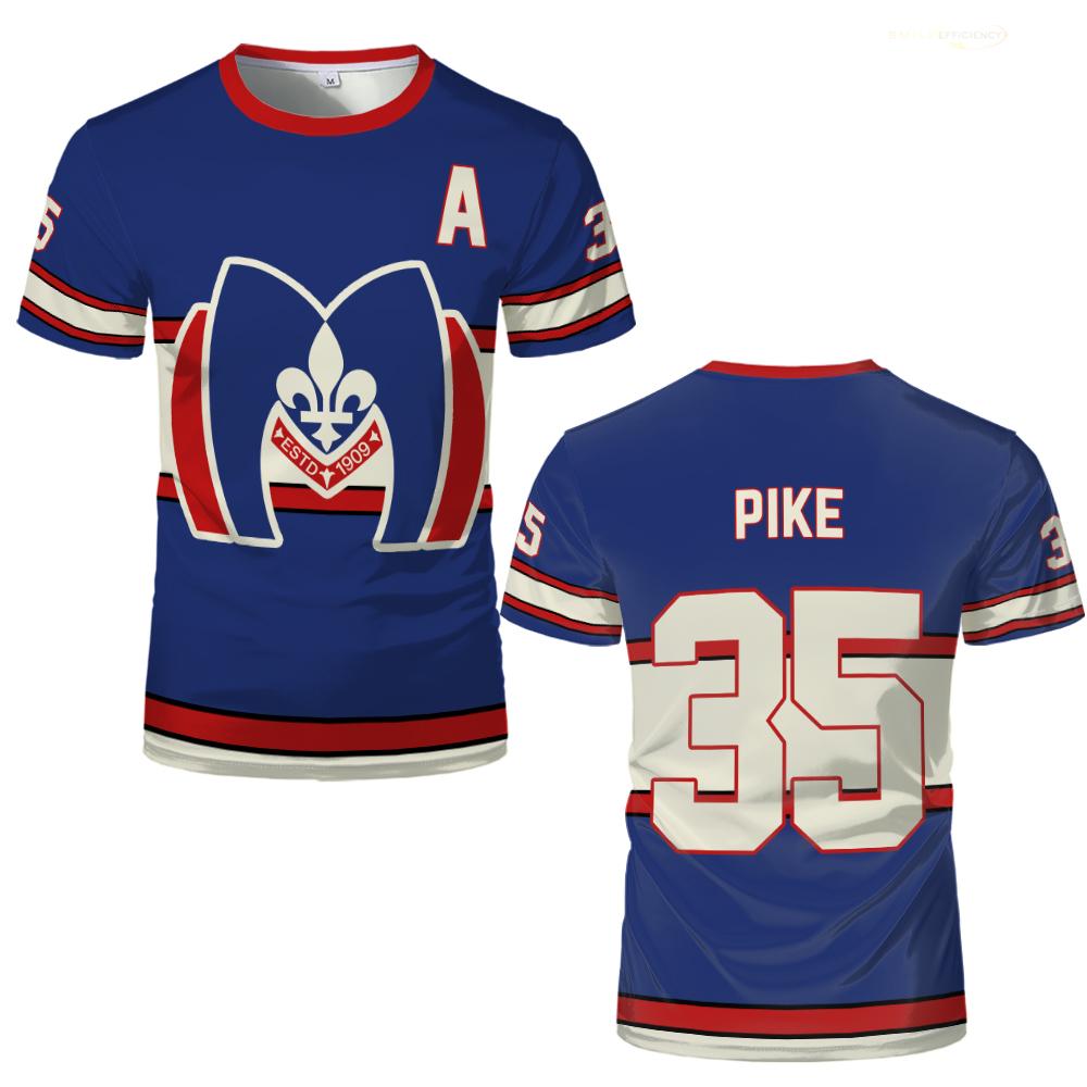 Heated Rivalry Hockey Jersey Summer Outdoor Sports Breathable Short-Sleeve T-Shirt Y2K Unisex Harajuku Style Casual Top Moto