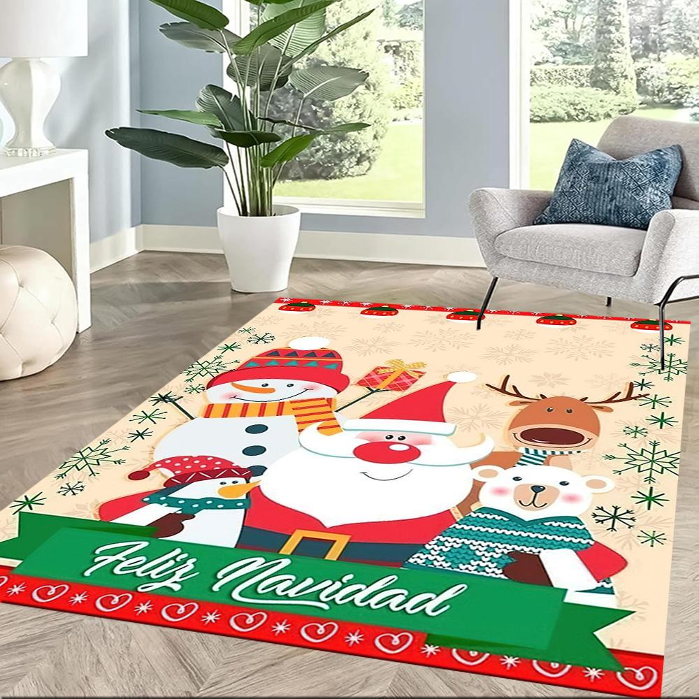 Christmas 36 Floor Mat Design for Bedrooms Dormitory Entryway Game Room Anti-slip Rug Anime Office Decor Perfect Gift for Women/Men