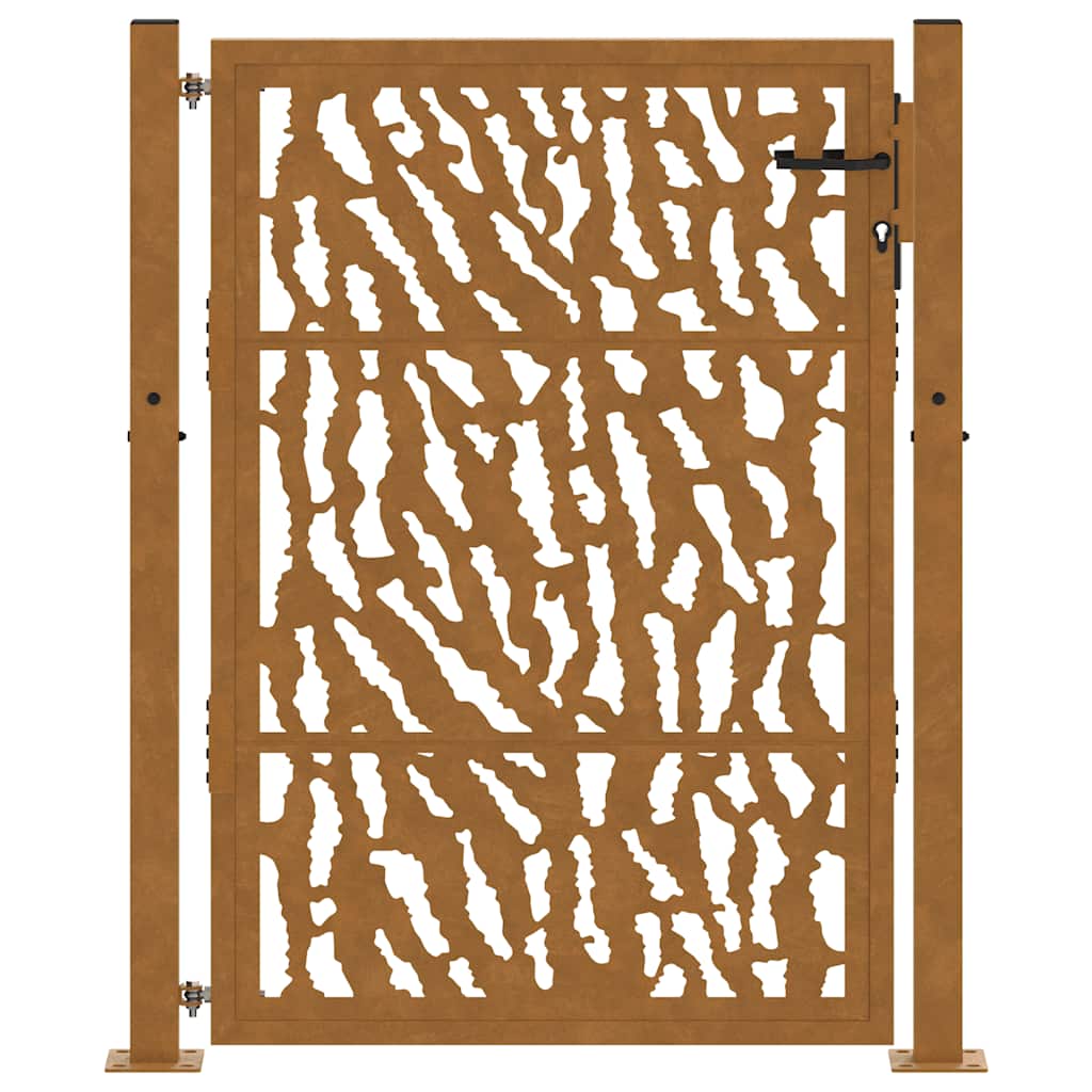 Garden Gate 100 x 125 cm Weathering Steel Trace Design