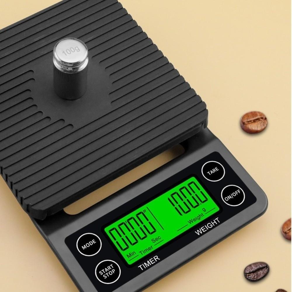 High Precision Drip Coffee Scale LCD Display Electronic Scale Kitchen Digital Scale Kitchen