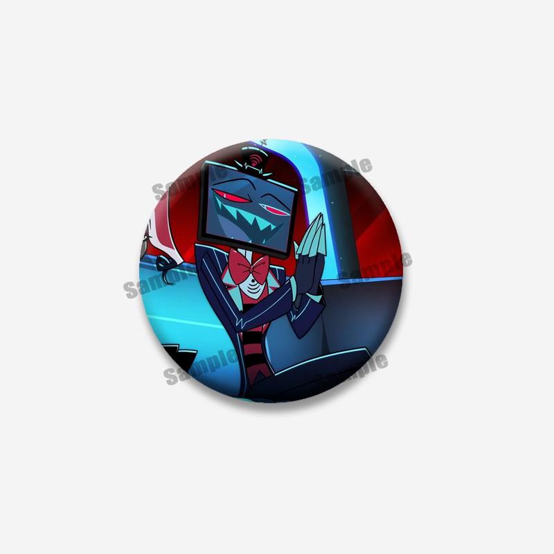 Anime Cartoon Character Vox Soft Button Pins Handmade Role Playing Brooch Backpack Clothing Jewelry Badge Prop Souvenir Gifts