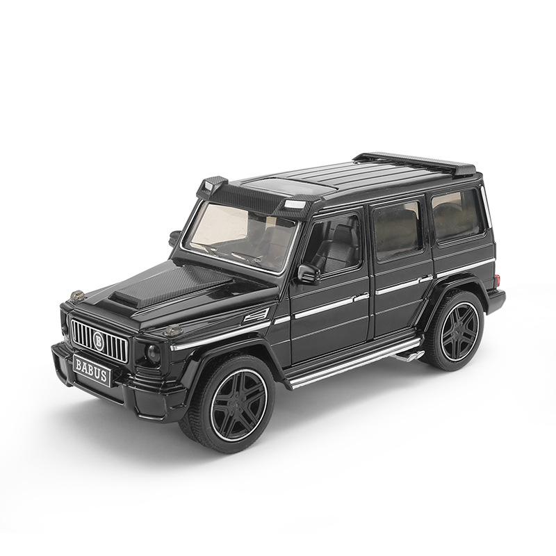 Масштаб 1/24 Benz G65, литая под давлением модель автомобиля, игрушечный автомобиль с откатным механизмом, звуком и светом для детей, коллекция подарков для мальчиков и девочек