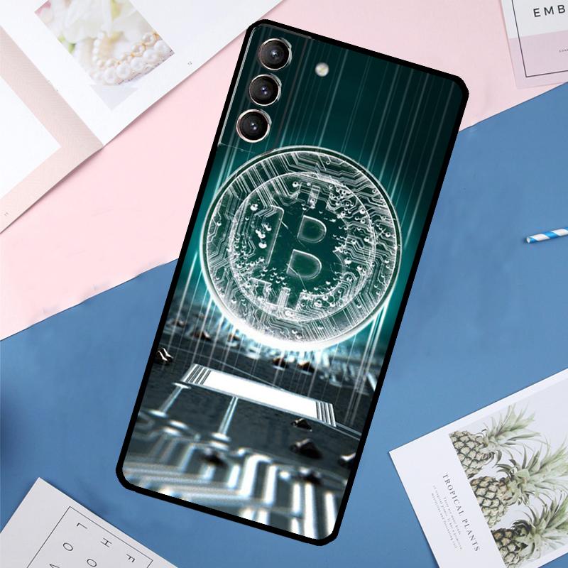 Bitcoin Case For Samsung Galaxy S25 Ultra S21 S22 S23 S24 Ultra S9 S10 Plus S20 FE S25 FE Back Cover