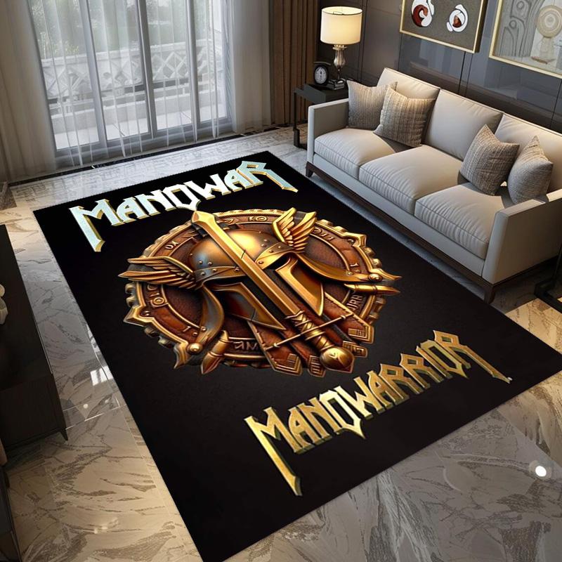 Manowar: Warrior's Fury carpet Home Decor printing Doormat Office chair cushion Bathroom mat