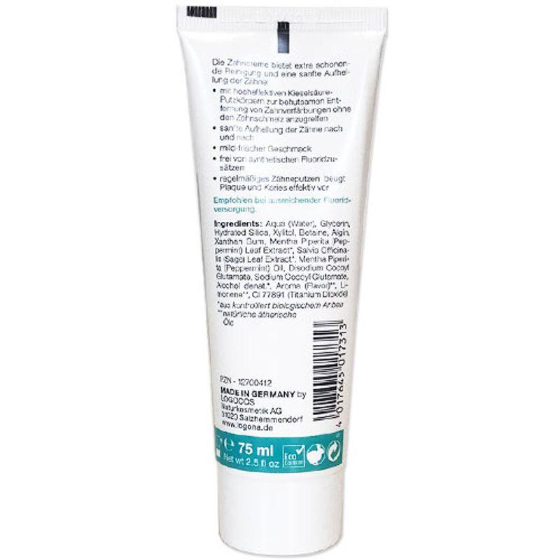 Зубная паста Logodent Natural White (Без фтора) 75мл