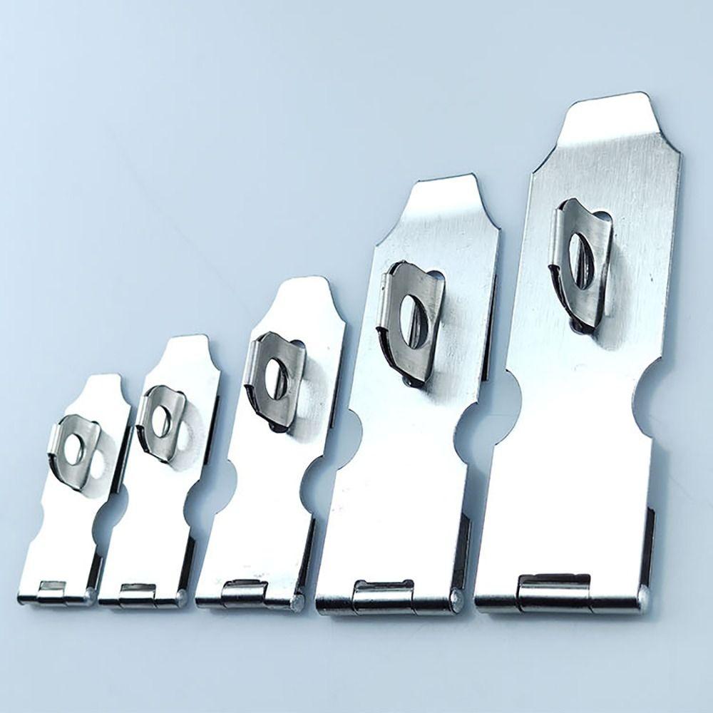 1Pcs Padlock Clasp Window Staple Hasp Staple Shed Latch Durable Door Lock