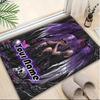 1PC Custom Name Purple Angel's Embrace Theme Floor Mat Ideal for Living Room, Game Rooms, Office, Bedroom,Floor Mat Playful Design