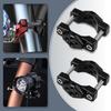 Zoubatt Fog Lamp Stay, Motorcycle Pipe Clamp Stay, Set of 2, Handlebar Holder, Turn