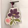 Absorbent Hanging Hand Towel Fabric Flower Hand Towel Gifts Floral Hand Towel  Kitchen Use
