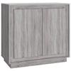 VidaXL Buffet Sonoma Grey 80x34x75 Cm Engineered Wood 819890