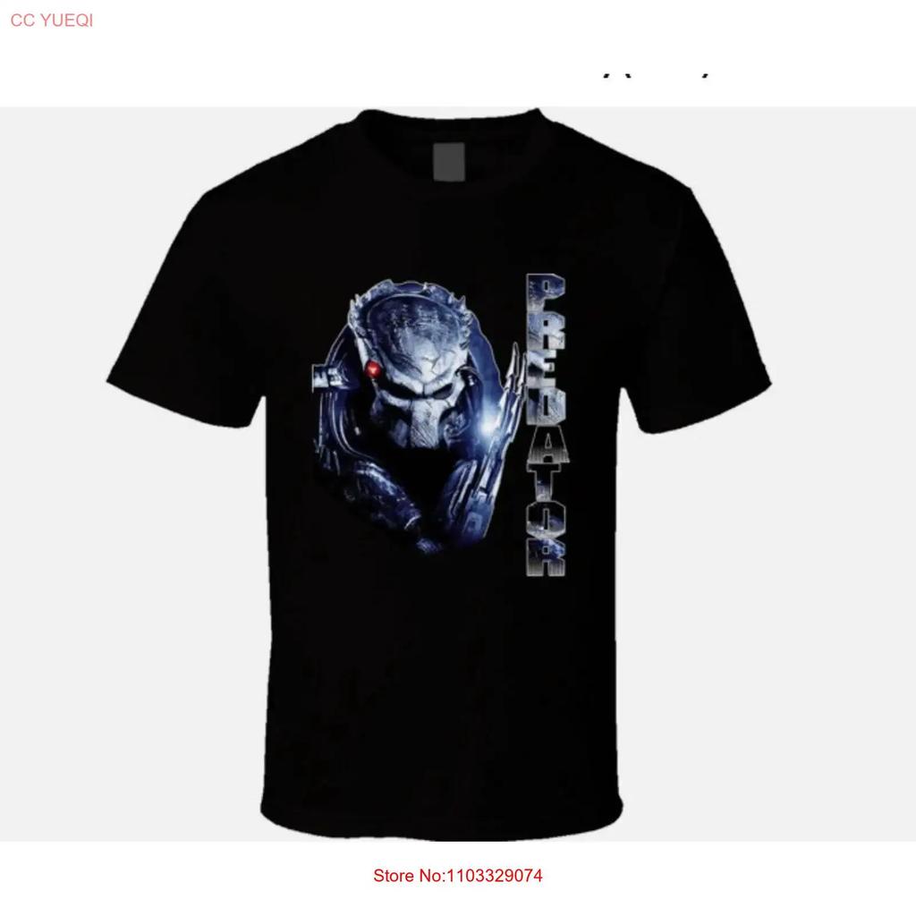 Predator alien movie T Shirt vintage Washed Unisex Versatile Slightly Stylish designer clothes graphic streetwear Casual
