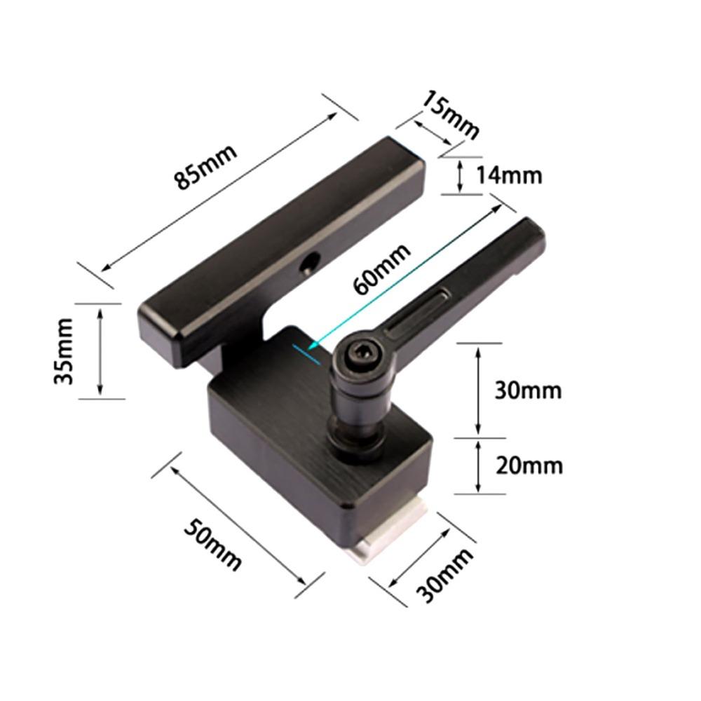 Quick Handle Woodworking Chute Limiter Precise Angles T Slot Stop Miter Track Stop Creating Angles