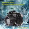 Sea frogs Canon G7X Mark II Underwater Housing Camera Diving Waterproof Housing Case 40m/130ft
