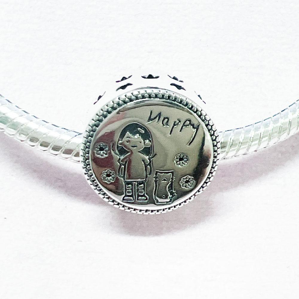 S925 Посеребренная коллекция «Любовь ко Дню матери», очаровательные бусины для мамы, подходят S925, оригинальные браслеты, ювелирные изделия «сделай сам», подарки на день рождения